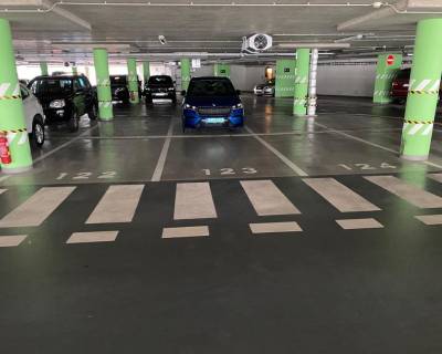 Parking space in the garage, Panorama Towers