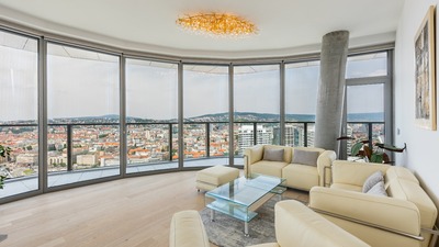 Exkluzívny 3i byt 89m2 s jedinečným výhľadom, EUROVEA TOWER